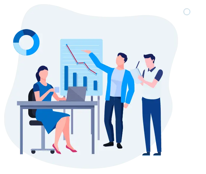 a-team-analyzing-country-specific-seo-backlinks-with-graphs-on-screen-and-woman-working-on-laptop